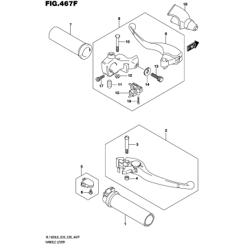 HANDLE LEVER (VL1500TL8 E28)
