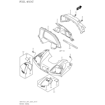 METER PANEL (AN650ZL5 E28)