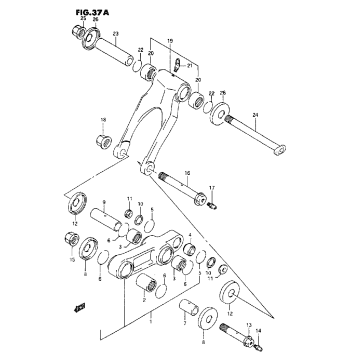 CUSHION LEVER (MODEL M/N/P/R/S)