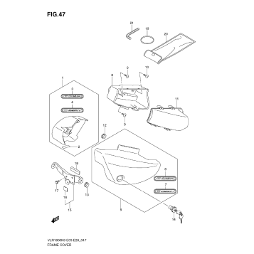 FRAME COVER (MODEL K8)