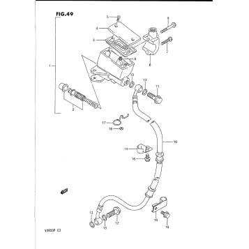 FRONT MASTER CYLINDER (MODEL L/M/N)
