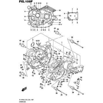 CRANKCASE (VL1500TL8 E28)