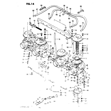 CARBURETOR (FOR MODEL F/F2 OF CALIFORNIA)