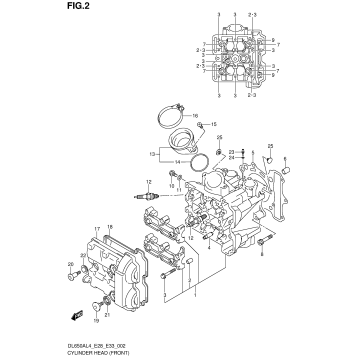 CYLINDER HEAD (FRONT)