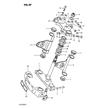 STEERING STEM (MODEL X)