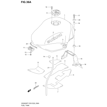 FUEL TANK (MODEL Y/K1)