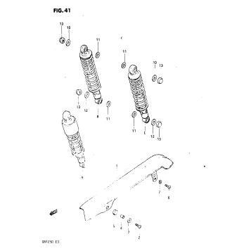 CHAIN CASE - SHOCK ABSORBER