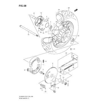 REAR WHEEL (VL800K6/TK6/K7/TK7/K8/TK8/K9/TK9)