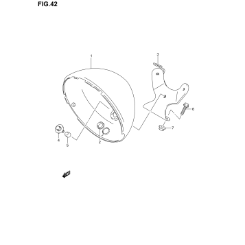 HEADLAMP HOUSING (MODEL K1/K2/K3/K4)