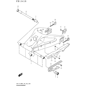 REAR SWINGINGARM (GSX-R1000A)