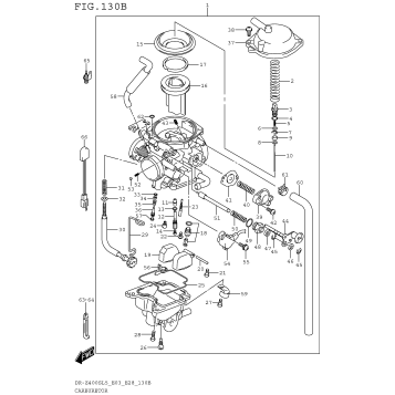 CARBURETOR (DR-Z400SL5 E28)