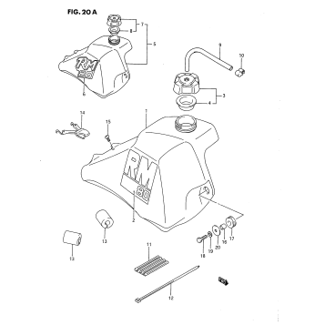 FUEL TANK (MODEL J/K)
