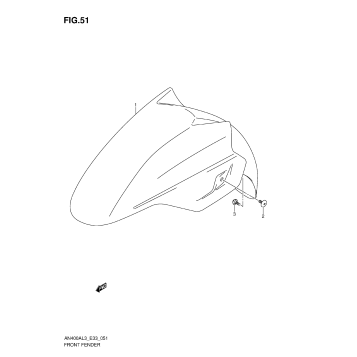 FRONT FENDER (AN400ZAL3 E28)