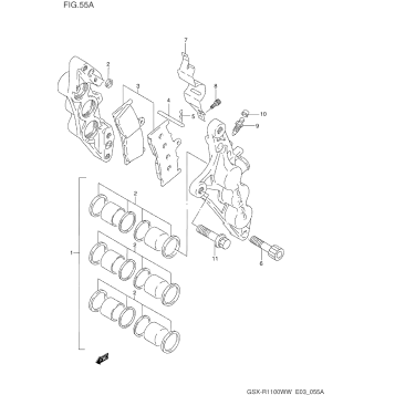 FRONT CALIPERS (MODEL S/T/V/W)