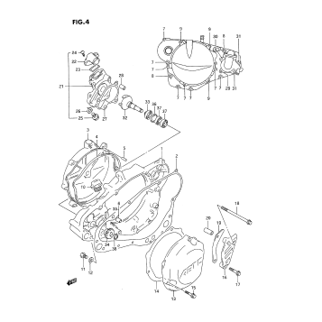 CRANKCASE COVER (MODEL P)