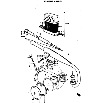 AIR CLEANER - MUFFLER