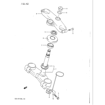 STEERING STEM (MODEL K)