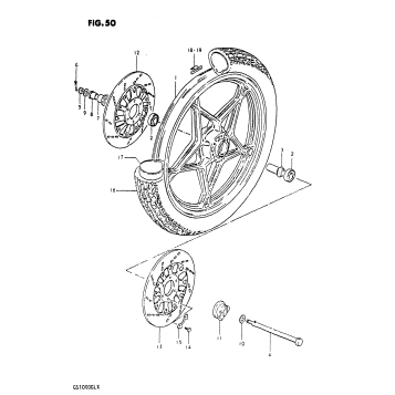 FRONT WHEEL (MODEL T)
