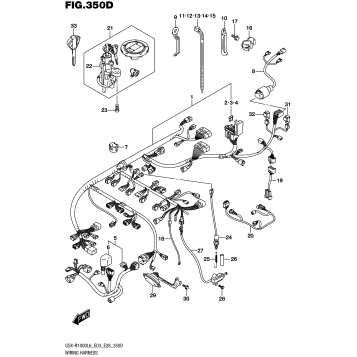 WIRING HARNESS (GSX-R1000AL6 E28)