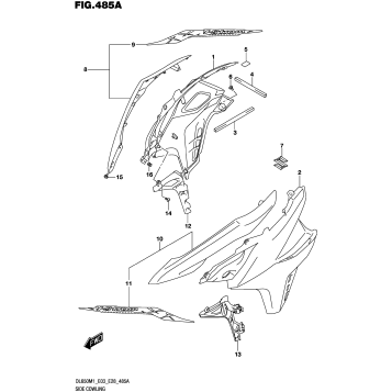 SIDE COWLING (DL650A)