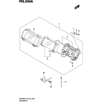 SPEEDOMETER (GSX250RL9 P28)