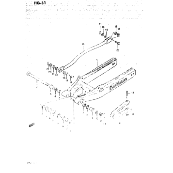 REAR SWINGING ARM (MODEL D)