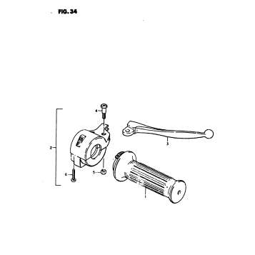 FRONT BRAKE - HANDLE SWITCH