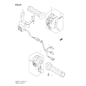 HANDLE SWITCH (AN650A L1 E28)
