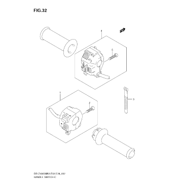 HANDLE SWITCH (MODEL K5/K6)