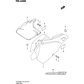 FRAME COVER (DR-Z400SM:E33)