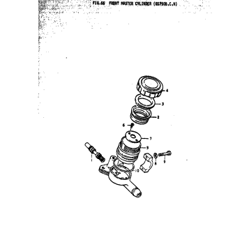 FRONT MASTER CYLINDER (GS750B