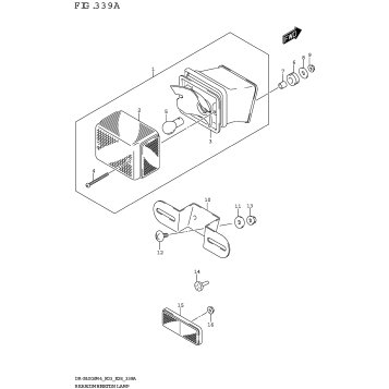 REAR COMBINATION LAMP (DR-Z400S)