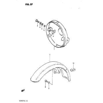 HEADLAMP HOUSING - FRONT FENDER