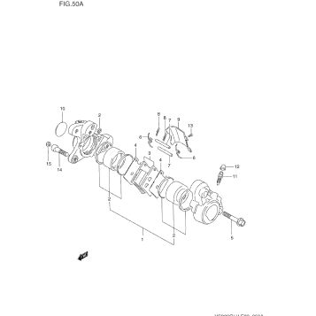 FRONT CALIPER (MODEL P/R/S/T/V)