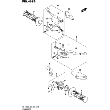 HANDLE LEVER (DR-Z125)