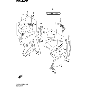 FRAME COVER (VL800TL9 E33)