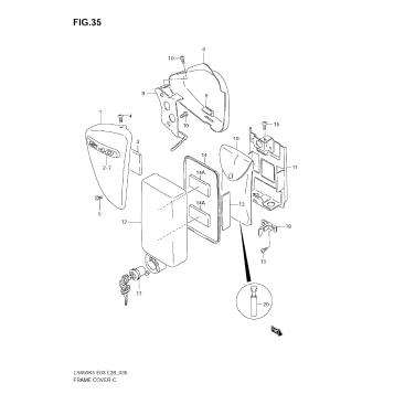 FRAME COVER (MODEL K5/K6/K7/K8)