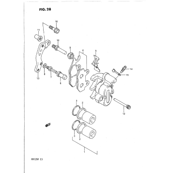 FRONT CALIPER (MODEL K/L)
