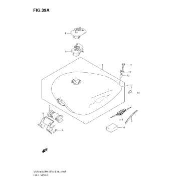 FUEL TANK (MODEL K5/K6/K7/K8)
