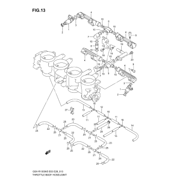THROTTLE BODY HOSE/JOINT