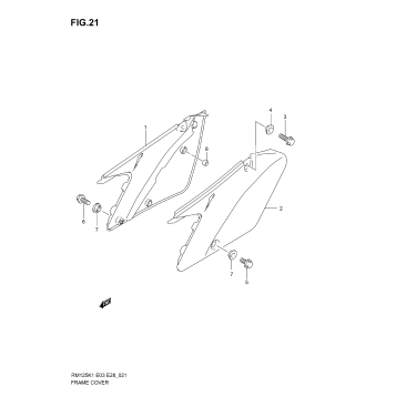 FRAME COVER (MODEL K1/K2)