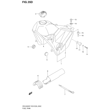 FUEL TANK (MODEL K4)