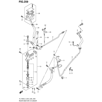 REAR MASTER CYLINDER