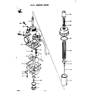 CARBURETOR (RM125M)