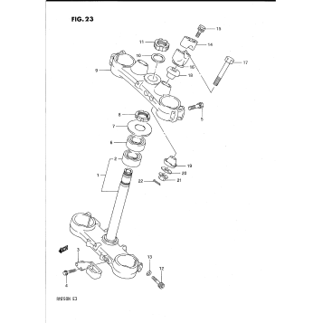STEERING STEM (MODEL K/L)