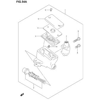FRONT MASTER CYLINDER (GSF1200K1/K2/K3)