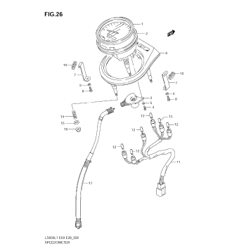 SPEEDOMETER (LS650L1 E33)