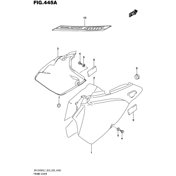 FRAME COVER (DR-Z400SL7 E03)
