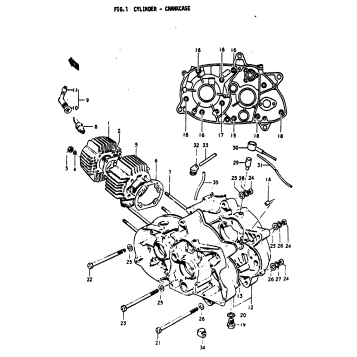 CYLINDER - CRANKCASE