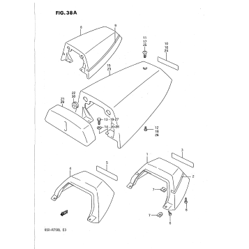 SEAT TAIL COVER (MODEL K/L)